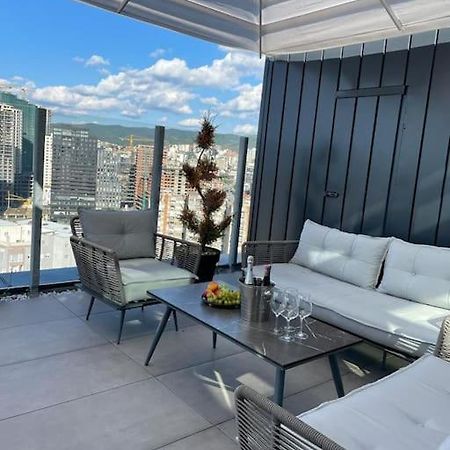 Ferienwohnung Luxury Penthouse Prishtina Pristina Exterior foto