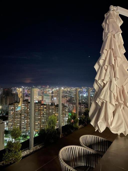 Ferienwohnung Luxury Penthouse Prishtina Pristina Exterior foto